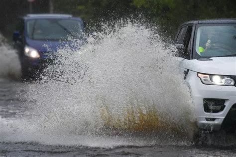 Moment Car Swept Into Sea In Scots Village As Storm Kathleen Batters