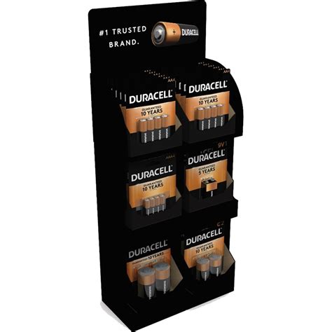 Duracell Coppertop Batteries Counter Display 36 Pc Kinseys Inc