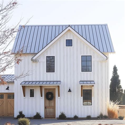 25 White Board And Batten Exteriors That Prove Minimalism Is The New