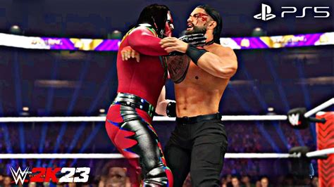 WWE 2K23 Gameplay Kane Retains Title PS5 YouTube