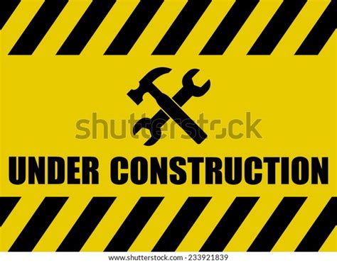 Under Construction Background Stock Vector (Royalty Free) 233921839