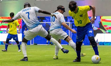 Brasil encara França China e Turquia no futebol de cegos