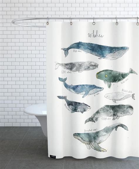 Whales Duschvorhang Shark Shower Curtain Whale Shower Curtain