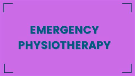 What Is An Emergency Physiotherapist And Can They Help Ownerhealth