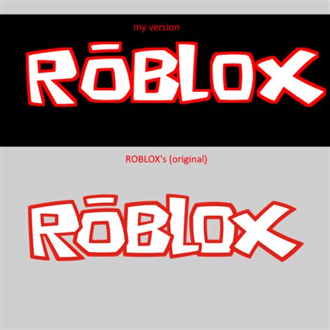 recreated the old roblox logo, here is a quick comparision : r/roblox