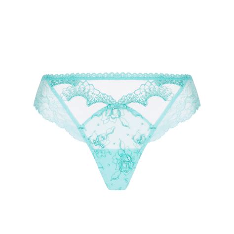Lise Charmel Lingerie Princesse Iris String Aqua ACH Italian