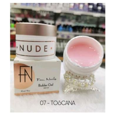 Gel Fan Nails Builder Nude Auto Brilho Autonivelante Gr