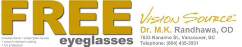 Free Eyeglasses With Your Eye Exam In Vancouver BC The Only Everyday