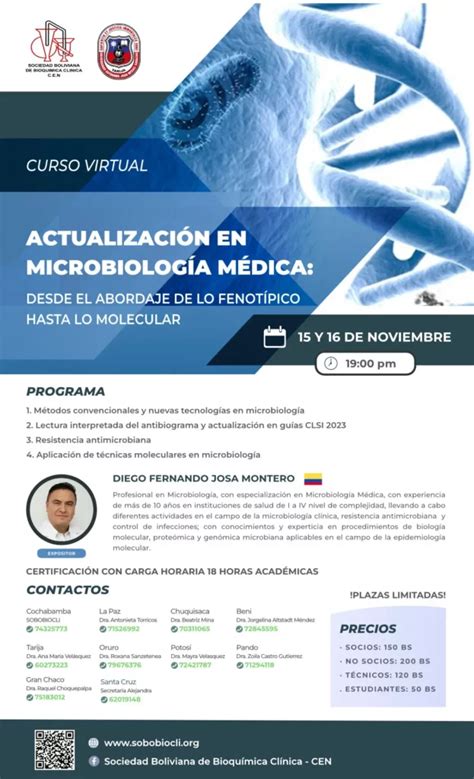 Curso de actualización en Microbiología médica desde el abordaje de lo