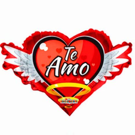 Globo Metalico Te Amo Aureola De San Valentin Pulgadas En Forma De