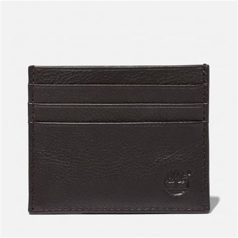 Cow Leather Credit Card Holder For Men In Brown