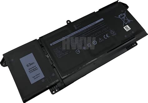 Amazon HWW New 15 2V 63Wh 3941mAh 7FMXV Battery Compatible With