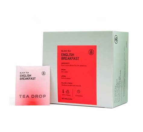 Trà đen buổi sáng kiểu Anh Tea Drop English Breakfast (50 túi lọc)