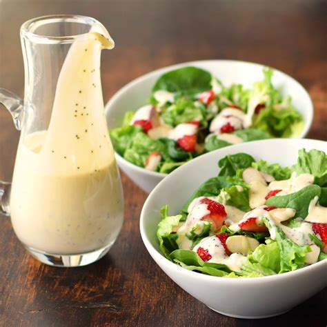 Creamy Lemon Poppy Seed Dressing Recipe Dairy Free