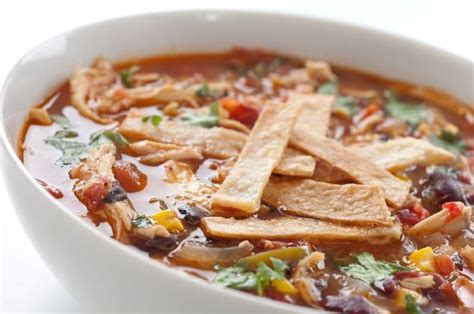 Spicy Chicken Tortilla Soup Recipe Sparkrecipes