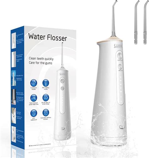 Amazon Cordless Water Flossers For Teeth Cleaning Siillk 5 Modes