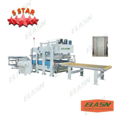Mdf Wood Panel Production Line Hydraulic Hot Press Machine For Particle Board China Veneer