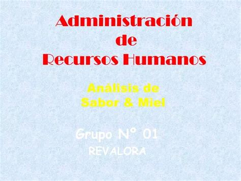 PPT Administración de Recursos Humanos PowerPoint Presentation free