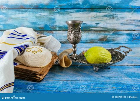 Festival Ritual JudÃo De Sukkot En El SÃmbolo Religioso Jewish Etrog