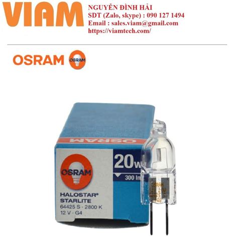 Bóng đèn cho kính hiển vi Bóng halogen Osram 64440S 12V 50W GY6 35