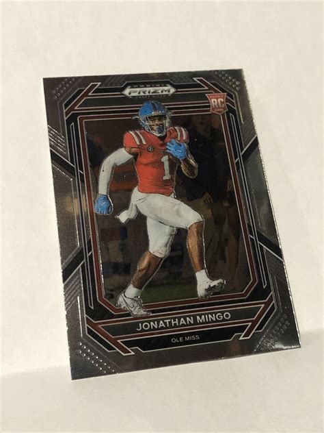 Panini Prizm Draft Picks Silver Prizm Jonathan Mingo Rc