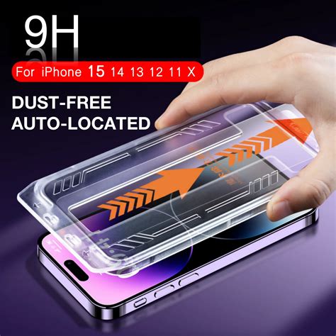 Tempering Glass For IPhone 15 14 PRO MAX PLUS Screen Protector For