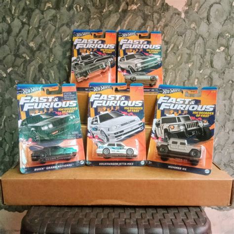 Jual HOT WHEELS Fast Furious Decades Of Fast Series Set 3 5 Kab Bekasi RMZ WHEELS