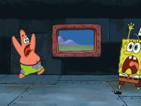 Scared Spongebob GIF - Scared Spongebob Patrick - Discover & Share GIFs