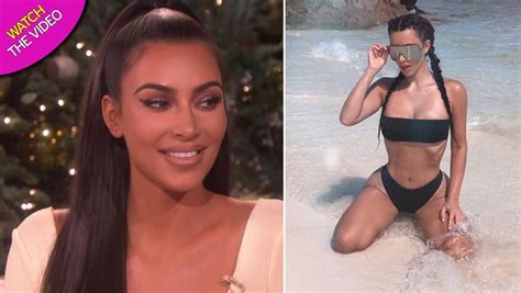 Kim Kardashian Strips Down To Pink Bikini And Reveals 10kg Weight Loss