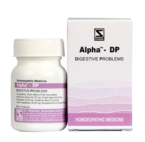 Alpha Dp Buy Online Homeopathic Medicine For Digestion Schwabe India