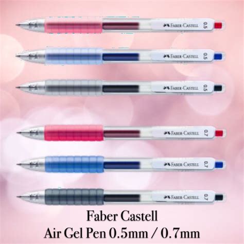 Local Faber Castell Air Gel Pen Fast Dry Ink 0 5 0 7 Mm Pen