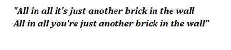 Pink Floyd's "Another Brick in the Wall" Lyrics Meaning - Song Meanings ...