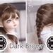 BJD Cute Fishtail Hair 3 Colour Imitation Mohair Wig For 9 10inch