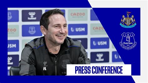 Newcastle United V Everton Frank Lampard Press Conference Premier