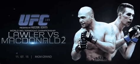 UFC 189 Championship Breakdown: Robbie Lawler vs. Rory MacDonald