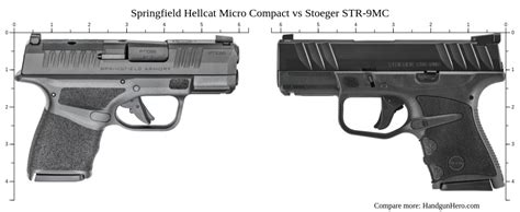 Springfield Hellcat Micro Compact Vs Stoeger Str 9mc Size Comparison Handgun Hero