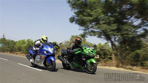 Comparo Suzuki Hayabusa Vs Kawasaki Ninja Zx R Overdrive