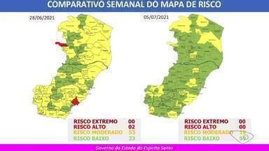 ESTV 2ª Edição Regional ES não tem municípios em risco baixo para