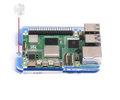 Caja Acrilica Azul Para Raspberry Pi