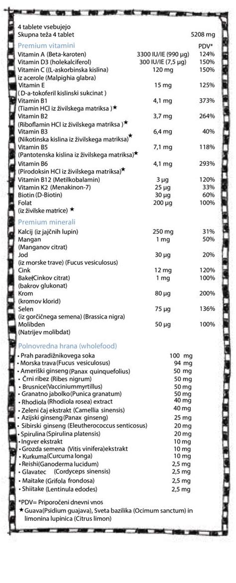 Kompleks za moške Multi Man 60 tablet Royal Green Ekološka spletna