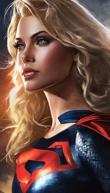 Premium AI Image | Invincible Justice Power Girl DC Courageous ...