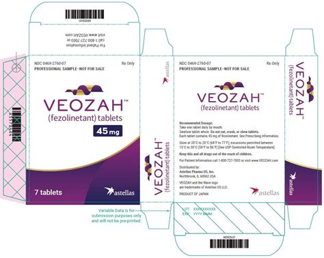 Veozah Fezolinetant Tablet Film Coated