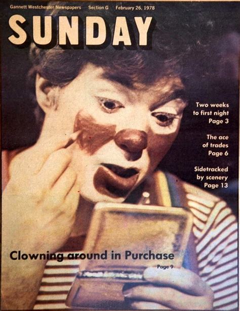 Gannett Newspapers 1978 | Newspapers, Clowning around, First night