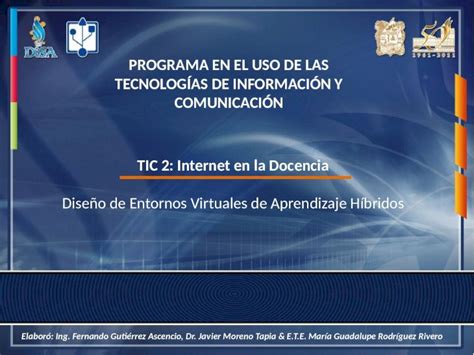 PPTX Diseño de Entornos Virtuales de Aprendizaje Híbrido DOKUMEN TIPS