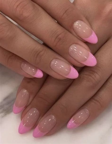 Pink French Nail Tips