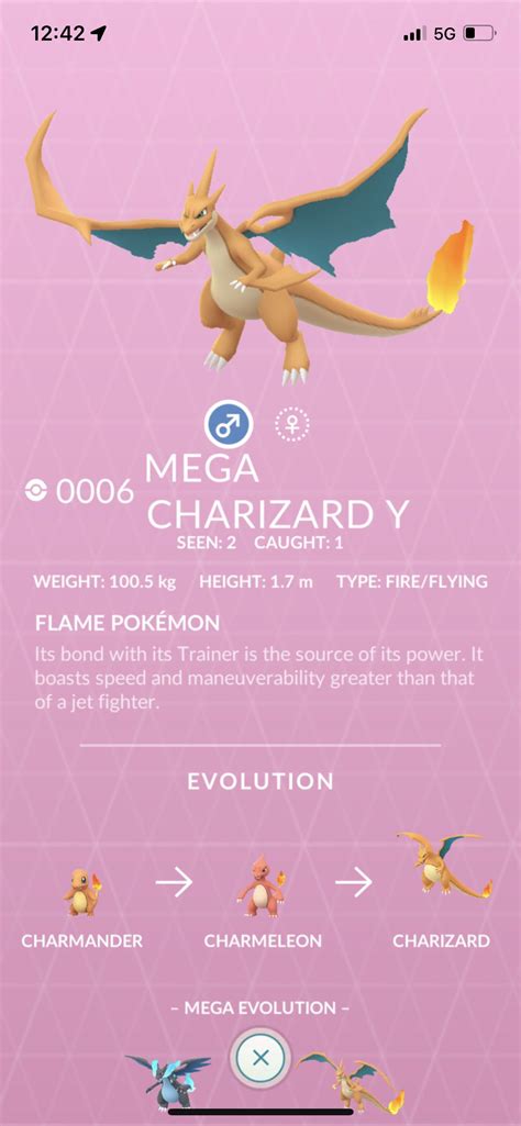 Shiny Charizard Mega Evolution Prompt : r/TheSilphRoad