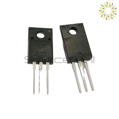 WXDH 12A 650V N Channel Enhancement Mode Power MOSFET F12N65 DIP At Rs