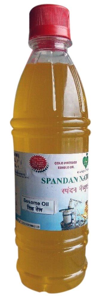 500 ML Cold Pressed Sesame Oil At 300 Bottle Cold Pressed Sesame