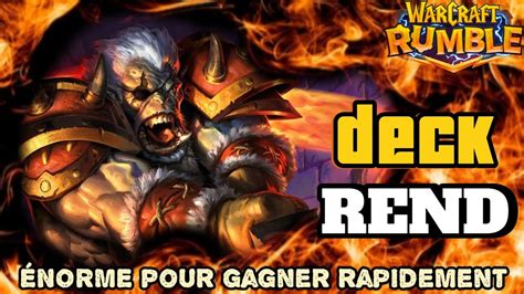 Warcraft Rumble Donjon Profondeurs De Brassenoire Deck Strat Gie