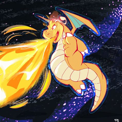 Download Dragonite Fire Breath Wallpaper